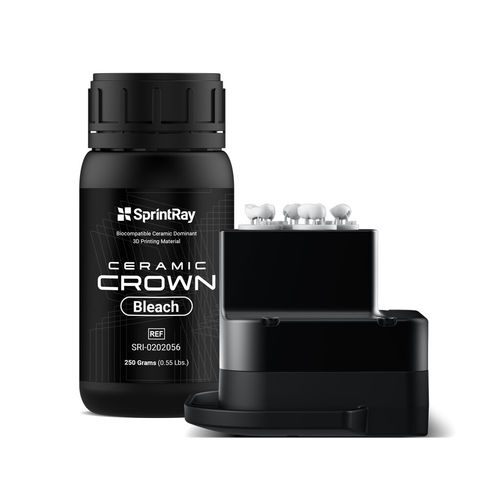 Стоматологический материал из полимера - Ceramic Crown – Bleach  - SprintRay - для 3D-печати / биосовместимый