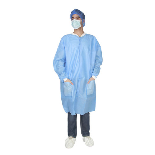 Медицинский халат унисекс - WLL4002  - Hubei Wanli Protective Products - XXL / L / S