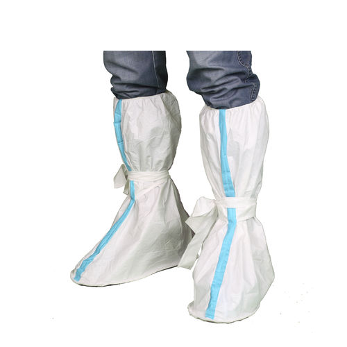 Медицинские высокие бахилы для чистого помещения - WLS7008 - Hubei Wanli Protective Products - из полипропилена / для одноразового применения / нетканая