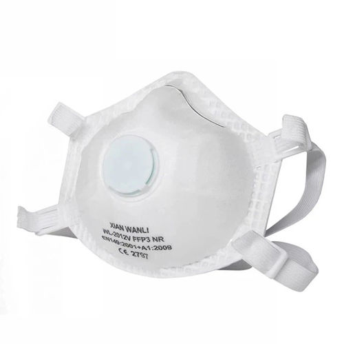 Маска FFP3 - WL-2012V - Hubei Wanli Protective Products - из хлопка / с клапаном выдоха / в форме чашки