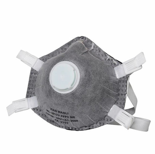 Маска FFP3 - WL-2012C - Hubei Wanli Protective Products - из хлопка / с клапаном выдоха / с активным угольным фильтром