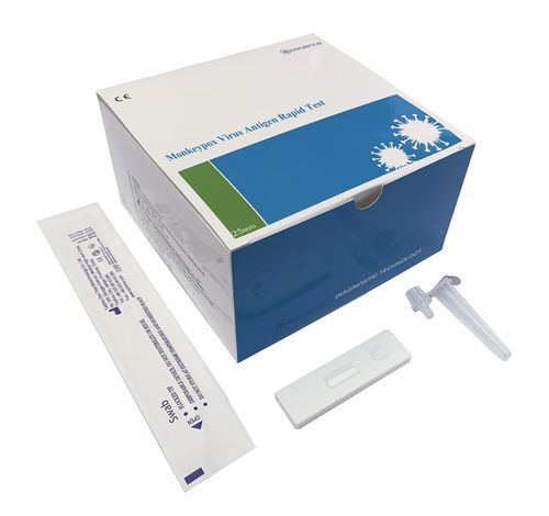 Экспресс-тест на инфекционные заболевания - Bioscience (Tianjin) Diagnostic Technology Co.,Ltd - на антигены / оспа обезьян / кассетный