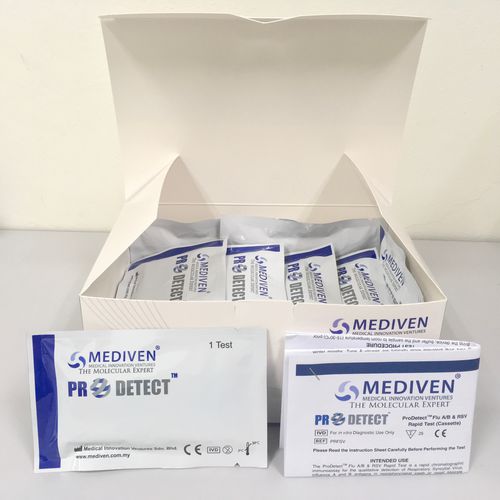 Экспресс-тест гриппа - ProDetect™ PR-FSV - Medical Innovation Ventures - гриппа В / гриппа А / респираторно-синцитиального вируса