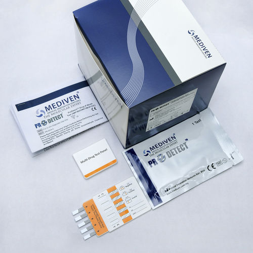 Набор для теста злоупотребление наркотиками - PR-DOA - Medical Innovation Ventures - на несколько лекарств / мочевой / иммунохроматографический