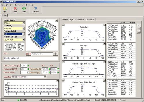 Программное обеспечение для управления данными - LINAC QA - PTW Freiburg Physikalisch-Technische-Werkstätten - для составления отчетности / для измерений / для радиационной терапии