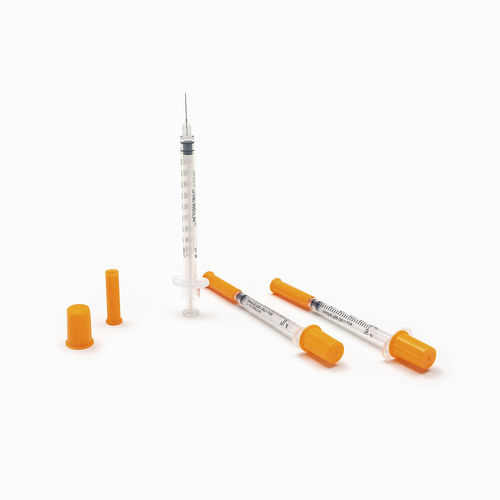 Инсулиновый шприц - Shandong Wuzhou Medical Equipment - 0,5 мл / из каучука / из нержавеющей стали