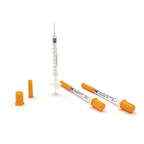 Инсулиновый шприц - Shandong Wuzhou Medical Equipment - 1 мл / из полипропилена / из каучука