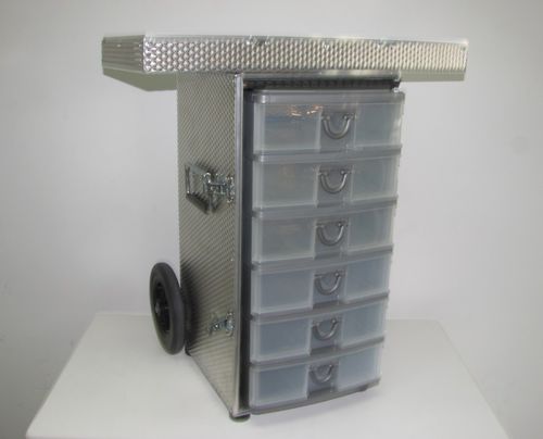 Шкаф для хранения - SAF-430S - Safari Dental inc. - для медицинского прибора / с выдвижным ящиком / на роликах