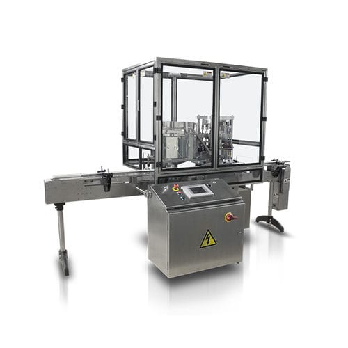 Станок для обжима для флакона - CM Series - Cozzoli Machine Company - для фармацевтической промышленности / поворотный / автоматический
