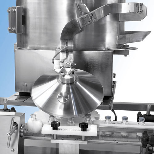 Прибор для надевания крышек для бутылок - RS - Cozzoli Machine Company - для фармацевтической промышленности / автоматический / напольный