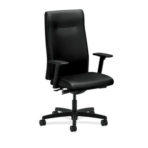 Офисный стул с подлокотниками - HIEH3.A.H.U.SS11.T.SB - The HON Company - на колесиках / с высокой спинкой / пневматический