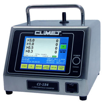 Переносной счетчик частиц - CI-x5x Series - CLIMET INSTRUMENTS COMPANY - для фармацевтической промышленности / 4 канала / на аккумуляторе