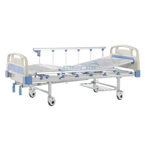 Кровать для больниц - YA-M2-3 - Zhangjiagang Medi Medical Equipment - ручная / с фиксированной высотой / на роликах