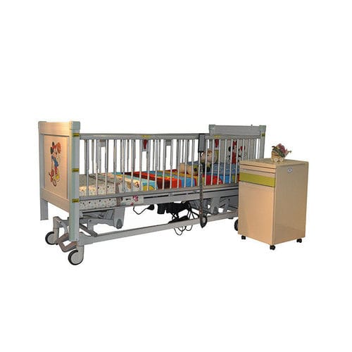 Кровать для больниц - YA-PD5-3 - Zhangjiagang Medi Medical Equipment - электрическая / педиатрическая / с регулируемой высотой