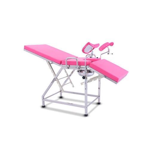Гинекологический диагностический стол - MC-C03S - Zhangjiagang Medi Medical Equipment - ручной / с регулируемой спинкой / эргономичный