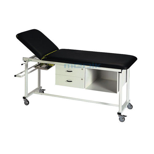 Ручной диагностический стол - YA-EC-M03 - Zhangjiagang Medi Medical Equipment - с фиксированной высотой / с регулируемой спинкой / с ящиком для хранения