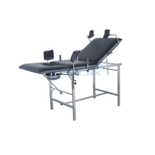 Гинекологический диагностический стол - MC-C11 - Zhangjiagang Medi Medical Equipment - ручной / с регулируемой спинкой / 2 секции