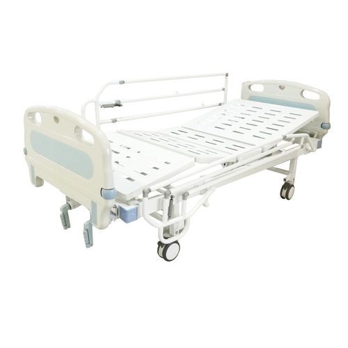 Кровать для больниц - YA-M2-2 - Zhangjiagang Medi Medical Equipment - ручная / с фиксированной высотой / на роликах