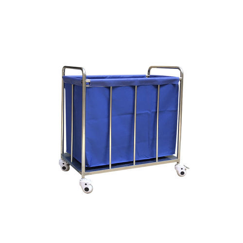 Грязная тележка с мешками - MK-S15 - Zhangjiagang Medi Medical Equipment - для больниц / для прачечных / с большим отсеком