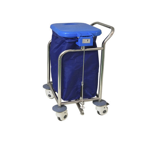 Грязная тележка с мешками - MK-S17 - Zhangjiagang Medi Medical Equipment - медицинская / транспортная / 1 мешок