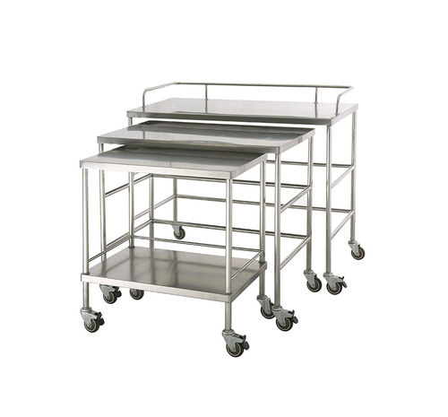 Тележка для больниц - MK-S01 - Zhangjiagang Medi Medical Equipment - для инструментов / для медицинского ухода / из нержавеющей стали