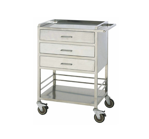 Медицинская тележка - MK-S25 - Zhangjiagang Medi Medical Equipment - для лекарств / для медицинского ухода / из нержавеющей стали