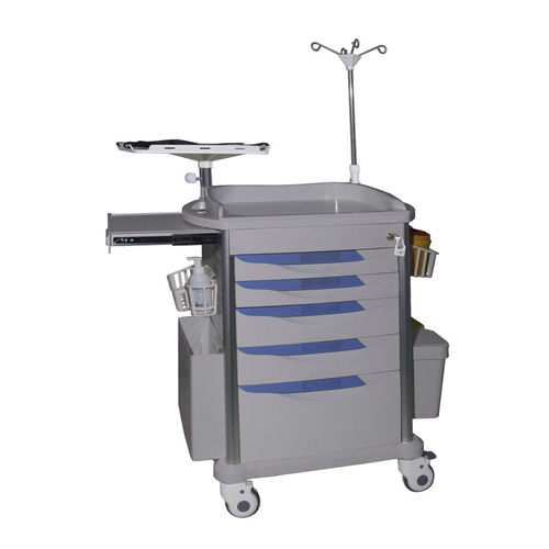 Тележка для больниц - MK-P05 - Zhangjiagang Medi Medical Equipment - для инструментов / для баллона с кислородом / служебная