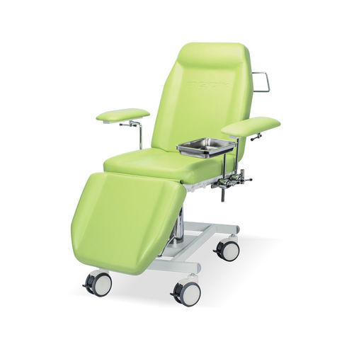 Гидравлическое кресло для медицинского обслуживания - YA-DS-H01 - Zhangjiagang Medi Medical Equipment - 3 секции / на роликах / с регулируемой высотой