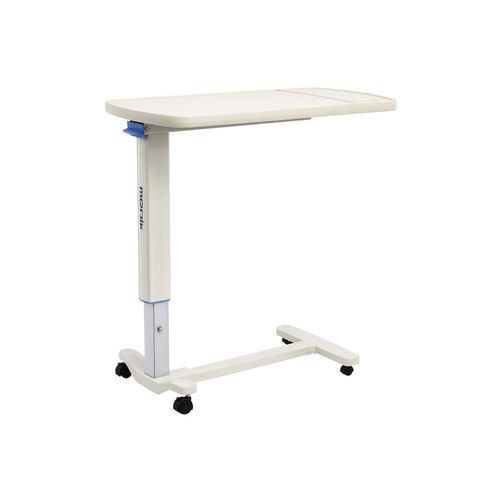 Прикроватный столик с регулируемой высотой - YA-T02 - Zhangjiagang Medi Medical Equipment - на роликах / гидравлический
