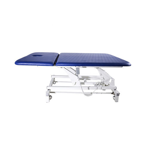 Электрический стол для Бобат-терапии - YA-ET-D07 - Zhangjiagang Medi Medical Equipment - на роликах / с регулируемой высотой спинки / 2 секции