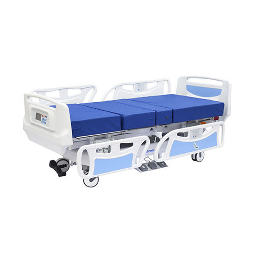 Кровать для интенсивной терапии - YA-D7-1 - Zhangjiagang Medi Medical Equipment - электрическая / с регулируемой высотой / на роликах