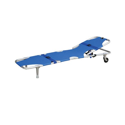 Носилки для неотложной помощи - YA-ES01B - Zhangjiagang Medi Medical Equipment - складной / с регулируемой спинкой / 2 секции