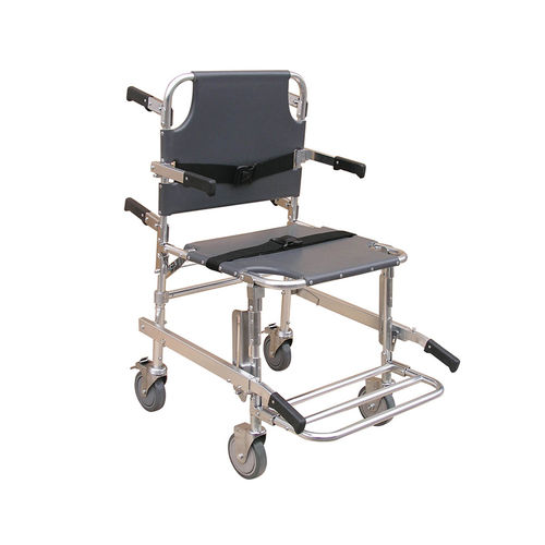 Кресло с носилками с ручным управлением - YA-SS03 - Zhangjiagang Medi Medical Equipment - складное / 3 секции / на колесиках