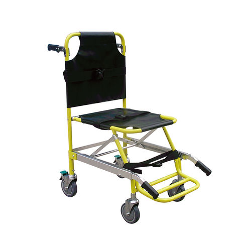 Кресло с носилками с ручным управлением - YA-SS04 - Zhangjiagang Medi Medical Equipment - складное / 3 секции / с опорой для голеней