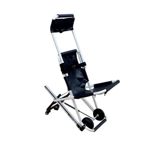 Кресло с носилками с ручным управлением - YA-SS05 - Zhangjiagang Medi Medical Equipment - складное / 3 секции / на колесиках
