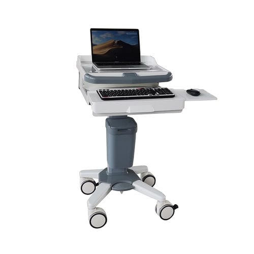 Компьютерная тумба для панели ПК - MK-PC01 - Zhangjiagang Medi Medical Equipment - с регулируемой высотой / беспроводная