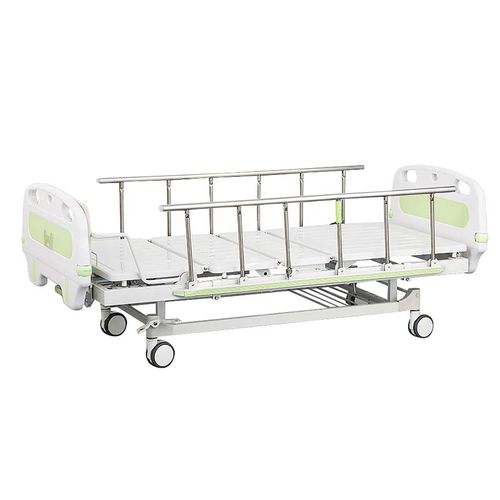 Кровать для больниц - YA-M2-8 - Zhangjiagang Medi Medical Equipment - механическая / с фиксированной высотой / на роликах