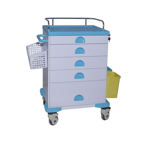 Медицинская тележка - MK-C03 - Zhangjiagang Medi Medical Equipment - для медикамента / для медицинского ухода / с корзиной