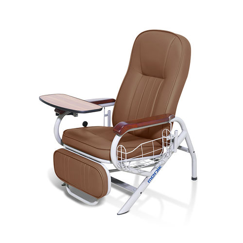 Наклонное кресло для отдыха - MK-F02 - Zhangjiagang Medi Medical Equipment - эргономичное / с ручным управлением / с регулируемой спинкой