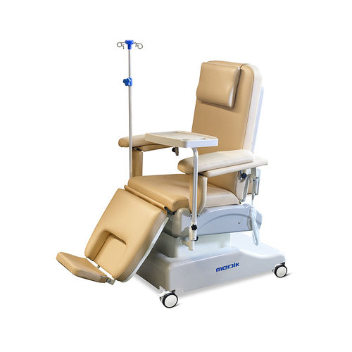 Электрическое кресло для гемодиализа - YA-DS-D10 - Zhangjiagang Medi Medical Equipment - 4 секции / на роликах / с регулируемой высотой