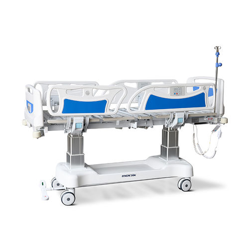 Кровать для больниц - YA-D7-2 - Zhangjiagang Medi Medical Equipment - электрическая / Тренделенбург / с системой блокировки колес