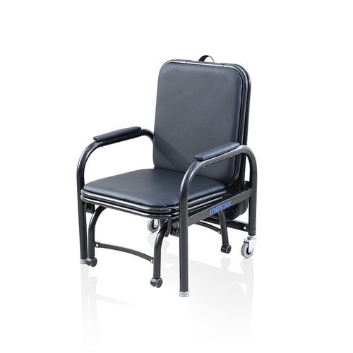 Кресло для больничной палаты - MK-A03 - Zhangjiagang Medi Medical Equipment - для посетителей / на роликах / кровать