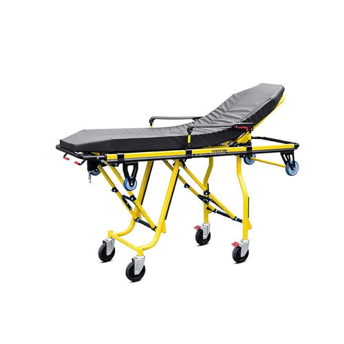 Тележка-каталка для неотложной помощи - YA-AC01 - Zhangjiagang Medi Medical Equipment - ручная / складная / с регулируемой высотой