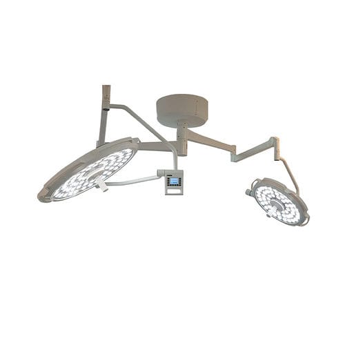Потолочный хирургический светильник - MK-D700500Z1 - Zhangjiagang Medi Medical Equipment - светодиодный / 2 штатива / 220 В/50 Гц