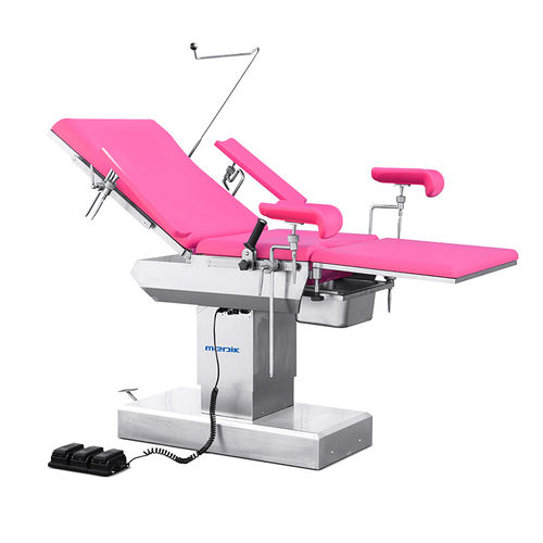 Гинекологический диагностический стол - MC-D04 - Zhangjiagang Medi Medical Equipment - электрический / с регулируемой высотой / с регулируемой спинкой