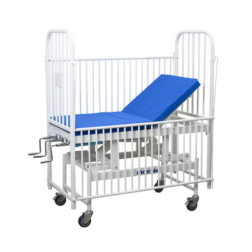 Кровать для больниц - YA-PM3-2 - Zhangjiagang Medi Medical Equipment - ручная / педиатрическая / с регулируемой высотой