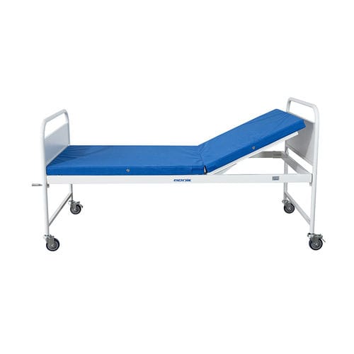 Кровать для больниц - YA-M1-4 - Zhangjiagang Medi Medical Equipment - ручная / с фиксированной высотой / на роликах