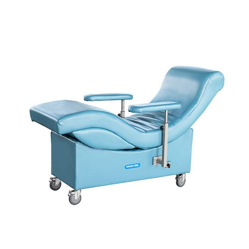 Электрическое кресло для забора крови - YA-DS-D07 - Zhangjiagang Medi Medical Equipment - 3 секции / с опорой для голеней / с фиксированной высотой