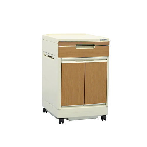 Прикроватный столик на роликах - YA-B02 - Zhangjiagang Medi Medical Equipment - с выдвижными ящиками