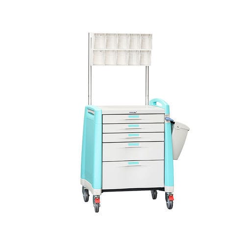 Медицинская тележка - MK-P07 - Zhangjiagang Medi Medical Equipment - для анестезии / для медикамента / из алюминия